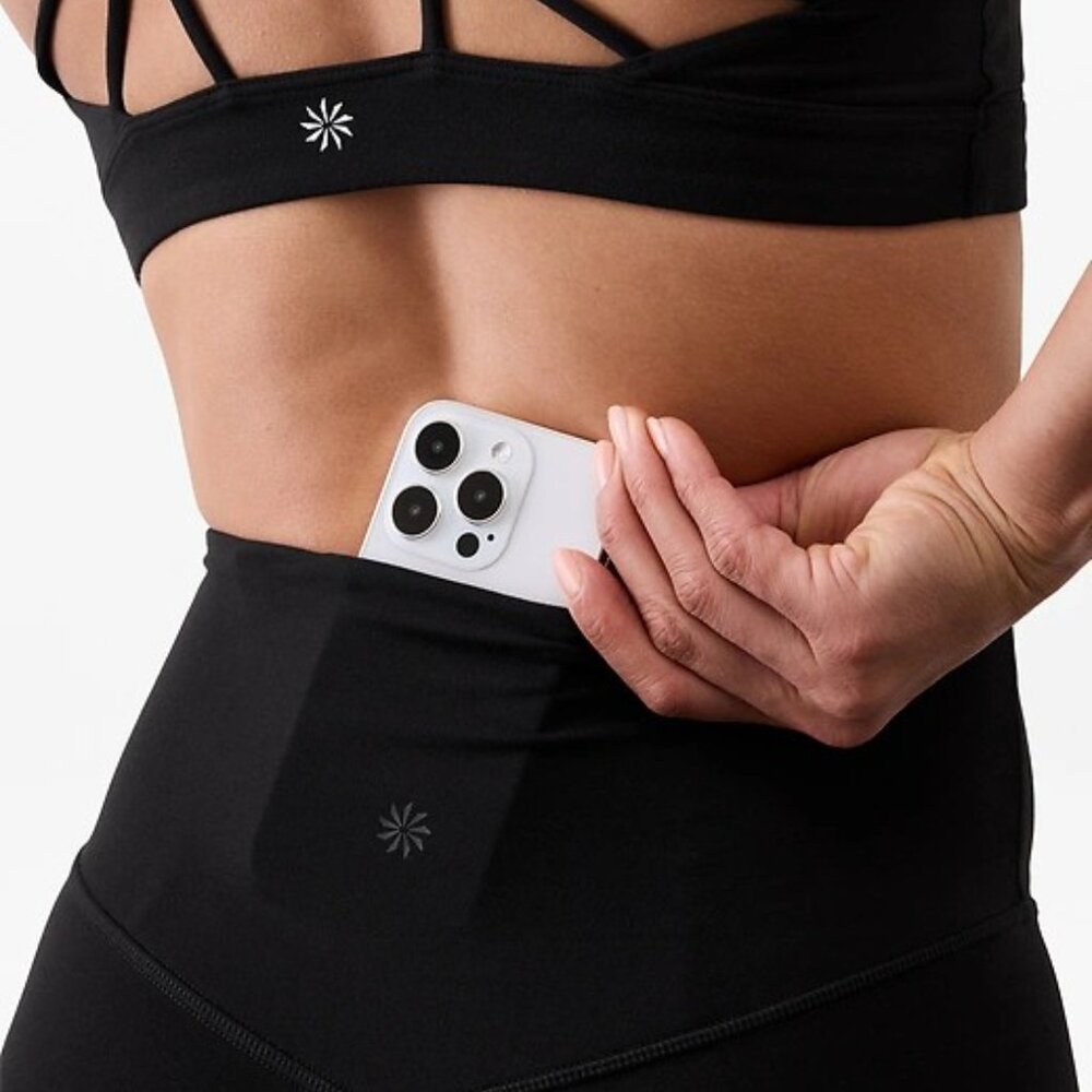 ATHLETA Elation Ultra High Rise Leggings in Black SIZE SMALL